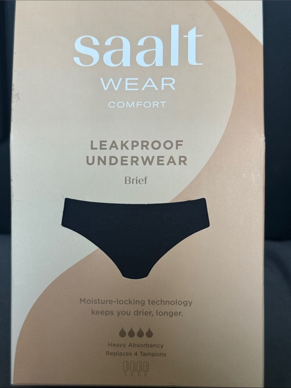 Saalt Wear Leakproof Brief - Black